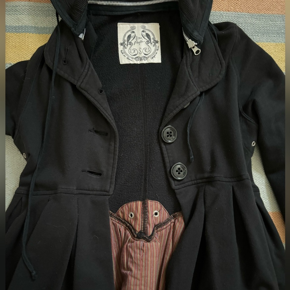 Free People S Babydoll 3/4 Sleeve Coat